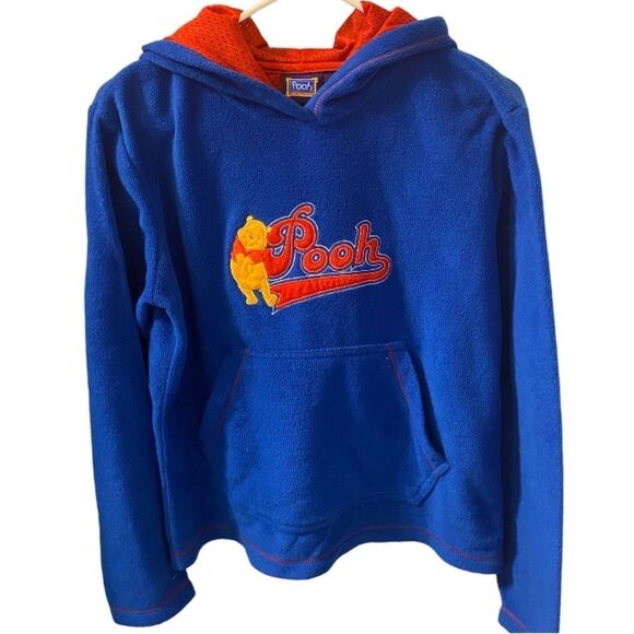 Pooh 100 Acre Collection Womens Medium Sweater Hooded Pullover Kangaroo Pocket - Picture 1 of 7